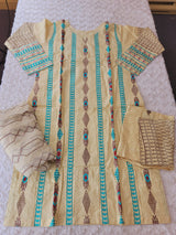 Pakistani Stitched lawn Embroidered Salwar kameez ready to ship