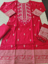 Pakistani Stitched lawn Embroidered Salwar kameez ready to ship