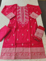 Pakistani Stitched lawn Embroidered Salwar kameez ready to ship