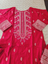 Pakistani Stitched lawn Embroidered Salwar kameez ready to ship