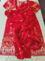 Pakistani Stitched lawn Embroidered Salwar kameez ready to ship