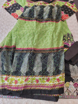 Pakistani Stitched lawn Embroidered Salwar kameez ready to ship