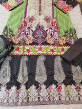 Pakistani Stitched lawn Embroidered Salwar kameez ready to ship