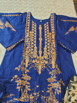 Pakistani Stitched lawn Embroidered Salwar kameez ready to ship