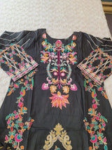 Pakistani Stitched lawn Embroidered Salwar kameez ready to ship