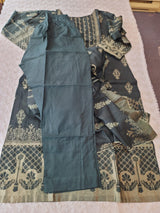 Pakistani Stitched lawn Embroidered Salwar kameez ready to ship