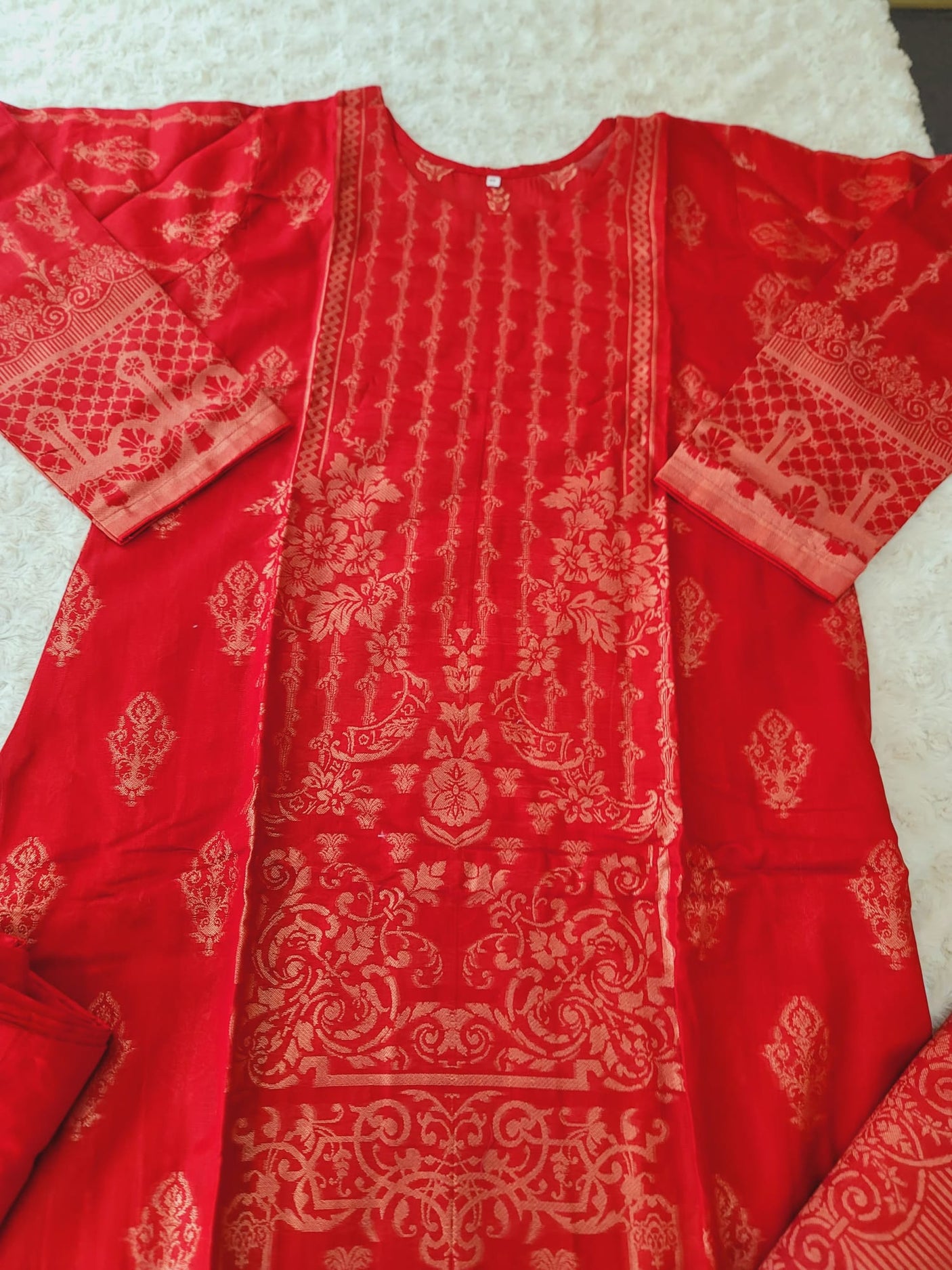 Pakistani Stitched lawn Embroidered Salwar kameez ready to ship