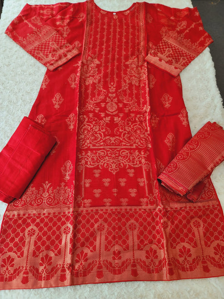 Pakistani Stitched lawn Embroidered Salwar kameez ready to ship