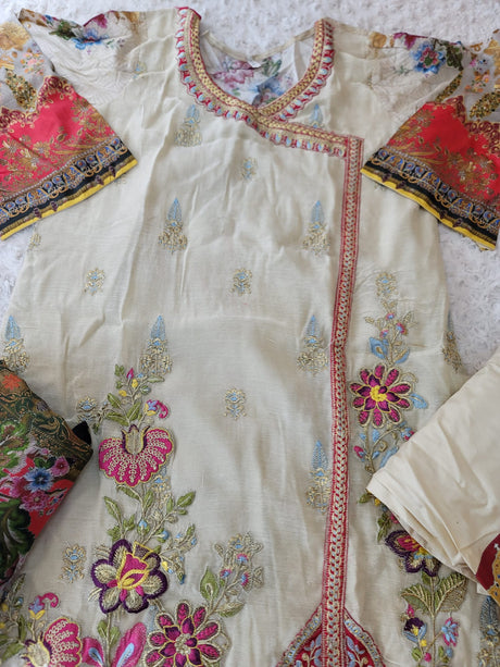 Pakistani Stitched Embroidered luxury lawn Dresses Ready To Ship