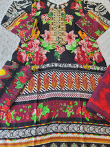 Pakistani Stitched Embroidered Lawn Salwar kameez ready to ship