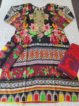 Pakistani Stitched Embroidered Lawn Salwar kameez ready to ship