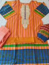 Pakistani Stitched Embroidered Lawn Salwar kameez ready to ship