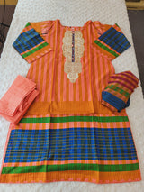 Pakistani Stitched Embroidered Lawn Salwar kameez ready to ship