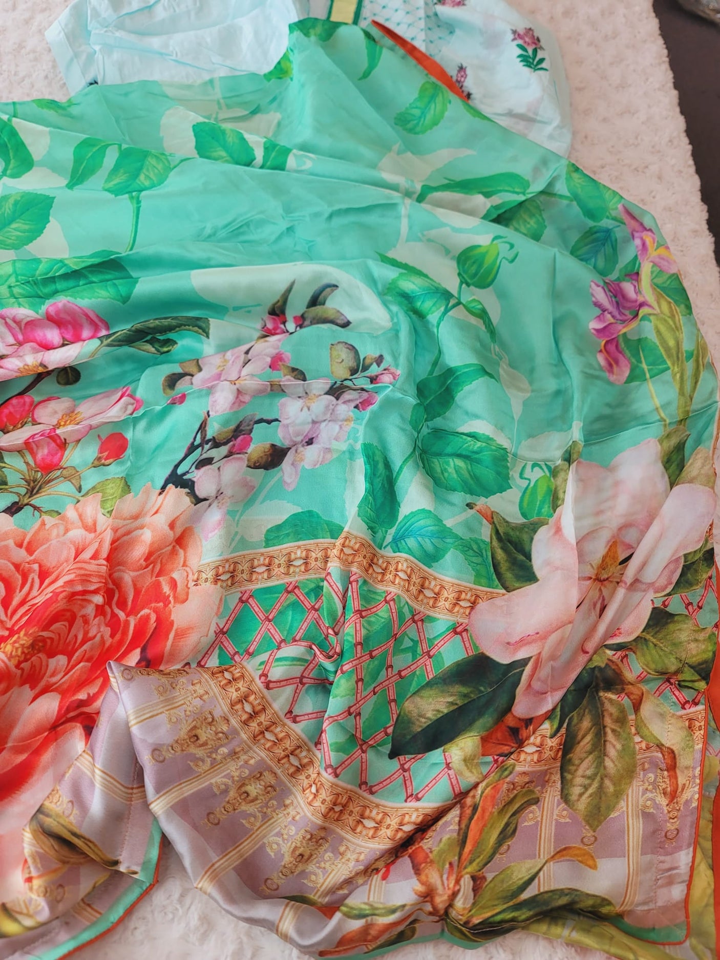 Pakistani Stitched Embroidery Lawn Suit Ready To Ship