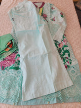 Pakistani Stitched Embroidery Lawn Suit Ready To Ship
