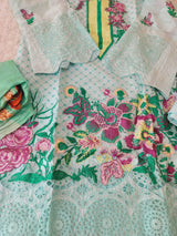 Pakistani Stitched Embroidery Lawn Suit Ready To Ship