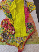 Pakistani Stitched lawn Embroidered Salwar kameez ready to ship