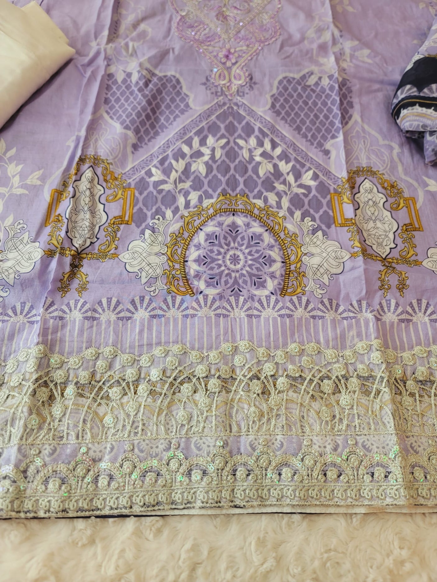 Pakistani Stitched lawn Embroidered Salwar kameez ready to ship