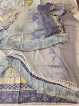 Pakistani Stitched lawn Embroidered Salwar kameez ready to ship