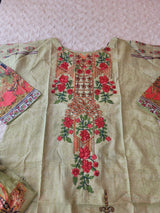 Pakistani Stitched lawn Embroidered Salwar kameez ready to ship