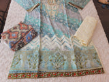 Pakistani Stitched lawn Embroidered Salwar kameez ready to ship