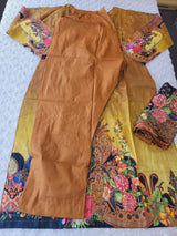 Pakistani Stitched lawn Embroidered Salwar kameez ready to ship