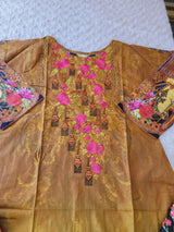 Pakistani Stitched lawn Embroidered Salwar kameez ready to ship