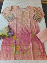 Pakistani Stitched lawn Embroidered Salwar kameez ready to ship