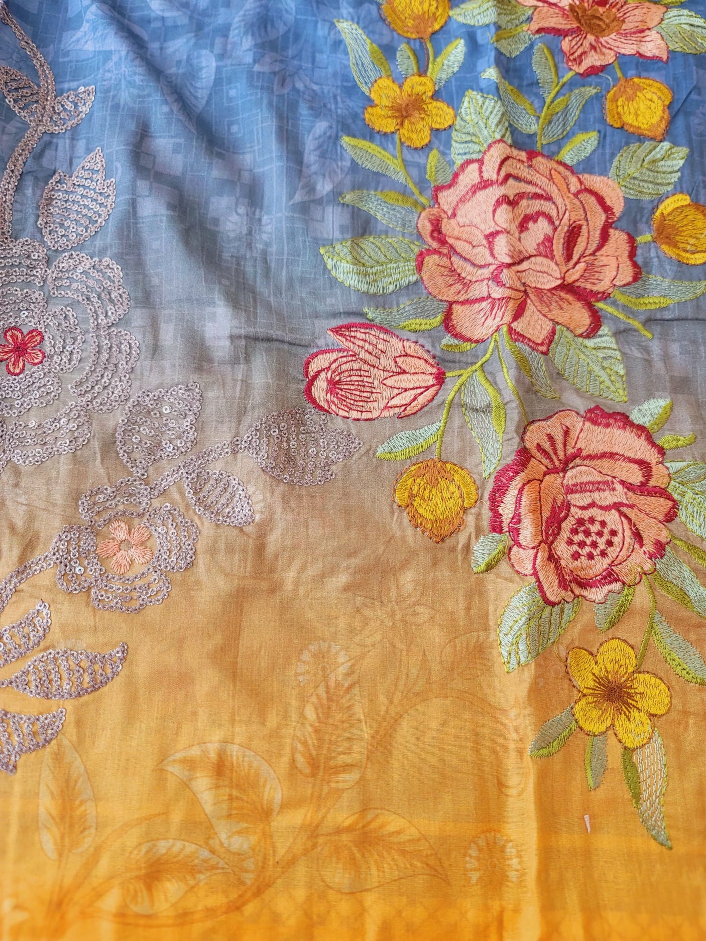 Pakistani Stitched lawn Embroidered Salwar kameez ready to ship