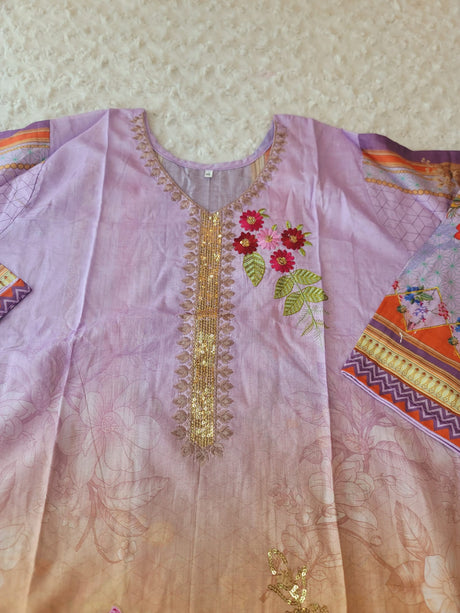 Pakistani Stitched lawn Embroidered Salwar kameez ready to ship