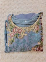 Pakistani Stitched Embroidery Party Wear Dresses Ready To Ship