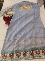 Pakistani Stitched Embroidery Party Wear Dresses Ready To Ship