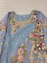 Pakistani Stitched Embroidery Party Wear Dresses Ready To Ship