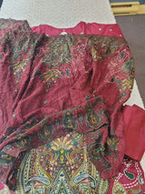 Pakistani Stitched lawn Embroidered Salwar kameez ready to ship