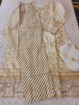 Pakistani Stitched lawn Embroidered Salwar kameez ready to ship