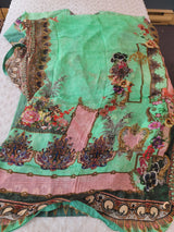 Pakistani Stitched lawn Embroidered Salwar kameez ready to ship