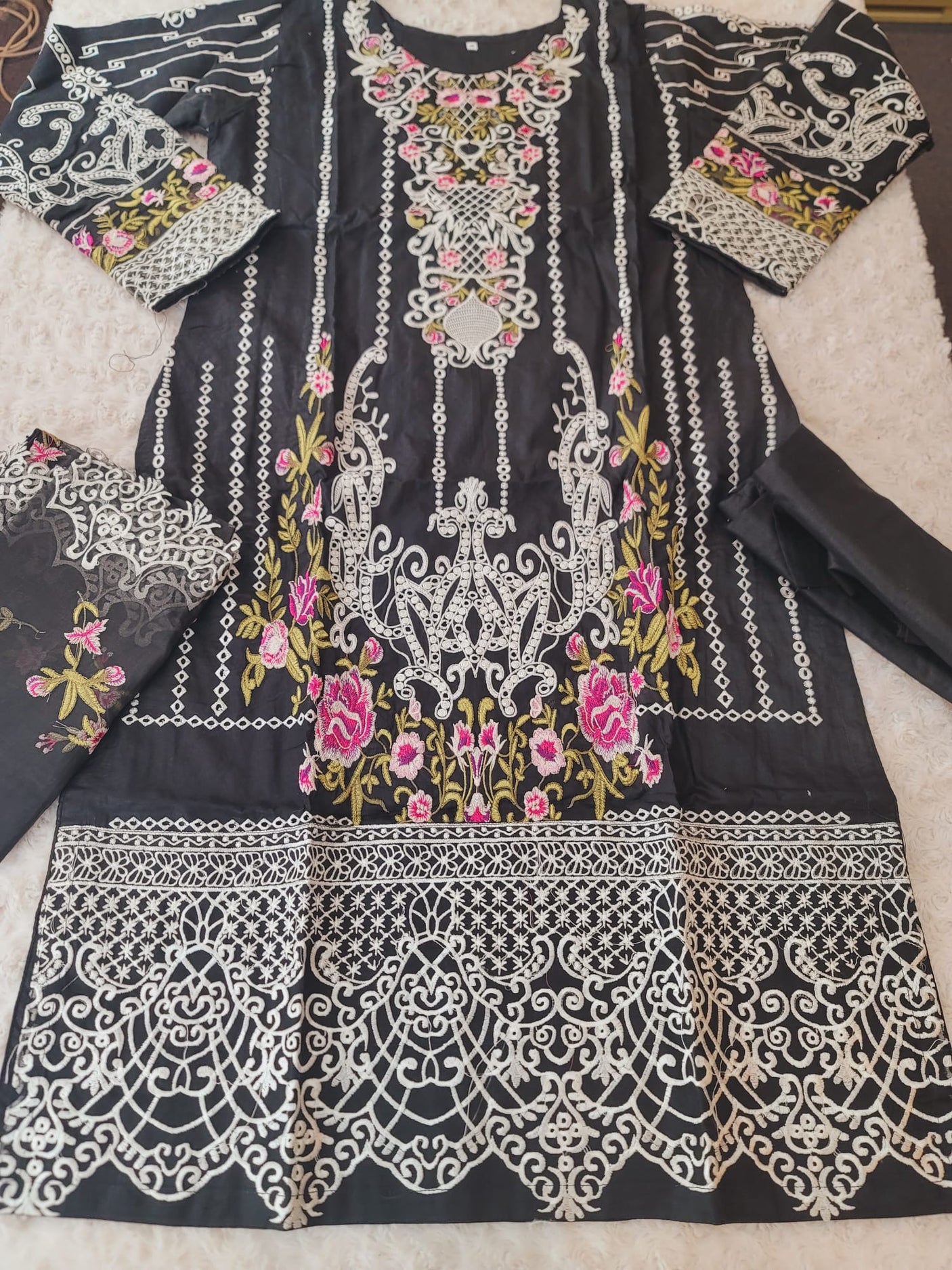 Pakistani Stitched Embroidered luxury lawn Dresses Ready To Ship