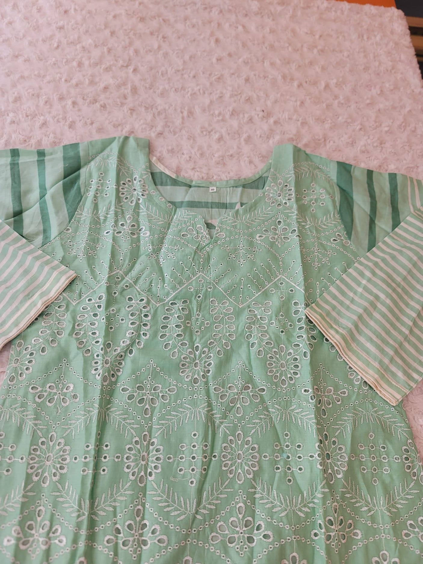 Pakistani Stitched lawn Embroidered Salwar kameez ready to ship