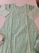 Pakistani Stitched lawn Embroidered Salwar kameez ready to ship