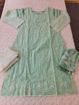 Pakistani Stitched lawn Embroidered Salwar kameez ready to ship