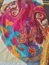 indian Stitched lawn Embroidered Salwar kameez ready to ship