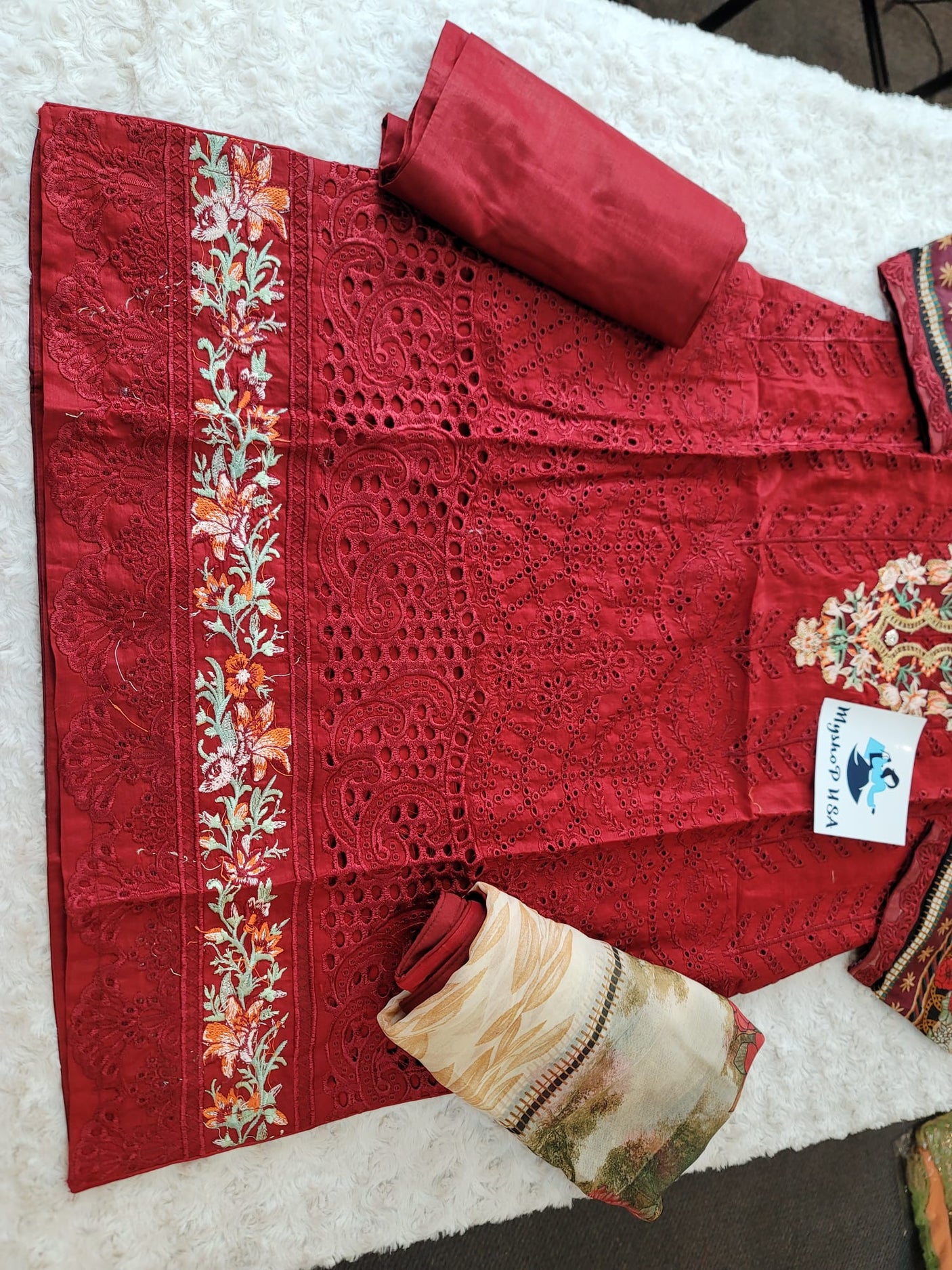 Pakistani Stitched Embroidered luxury lawn Dresses Ready To Ship