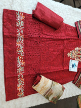Pakistani Stitched Embroidered luxury lawn Dresses Ready To Ship