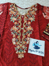 Pakistani Stitched Embroidered luxury lawn Dresses Ready To Ship