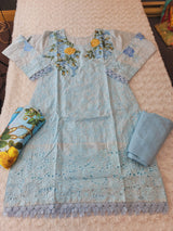 Pakistani Stitched Embroidered luxury lawn Dresses Ready To Ship