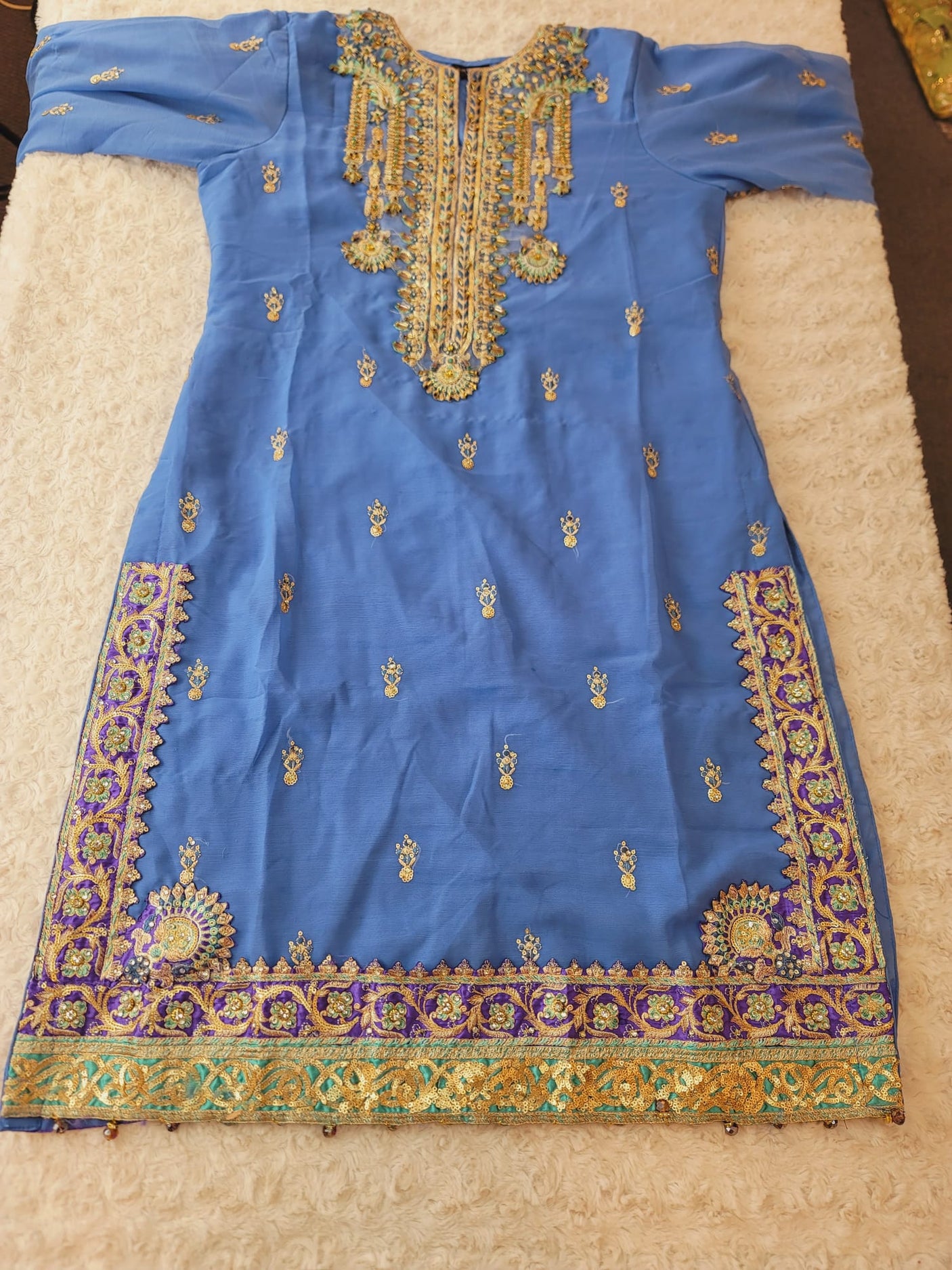 Pakistani Stitched Embroidery Party Wear Dresses Ready To Ship