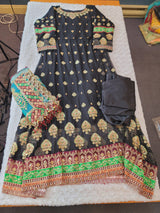 Pakistani Stitched Embroidery Party Wear Dresses Ready To Ship