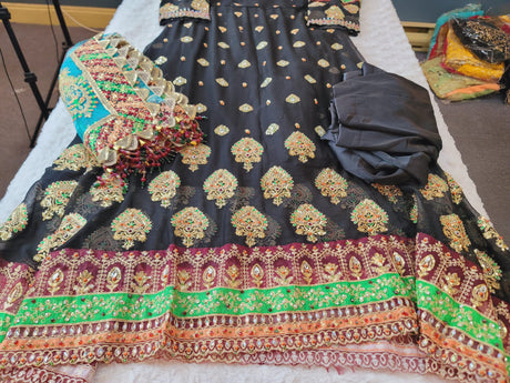 Pakistani Stitched Embroidery Party Wear Dresses Ready To Ship