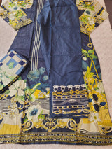 Pakistani Stitched lawn Embroidered Salwar kameez ready to ship