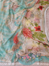 Pakistani Stitched lawn Embroidered Salwar kameez ready to ship